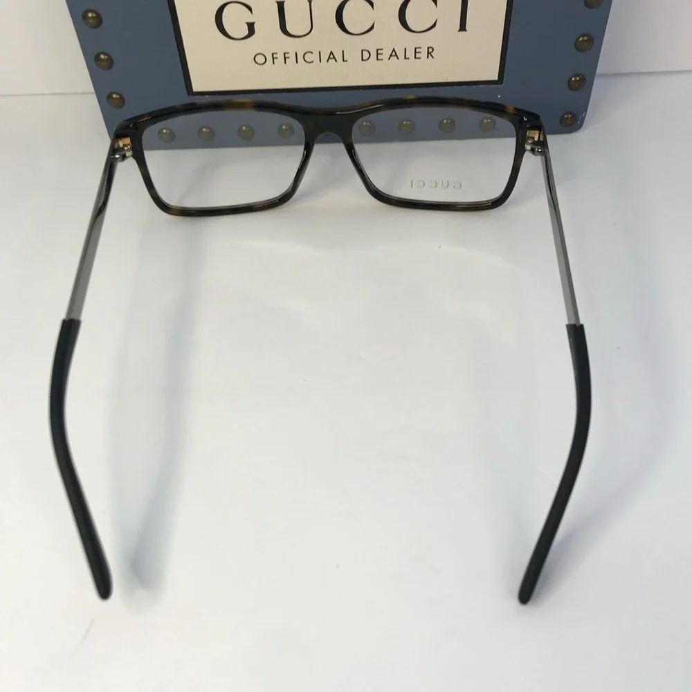 💯 - New Authentic Gucci Demo Square Men's Eyeglasses GG0692O 005 57.